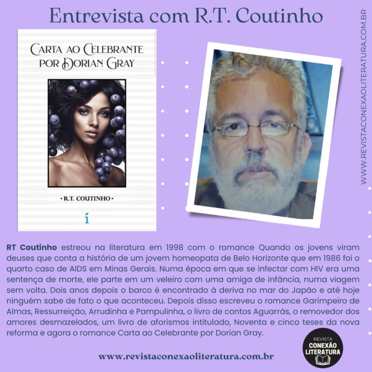 Entrevista com  R.T. Coutinho, autor do livro Carta ao Celebrante por Dorian Gray