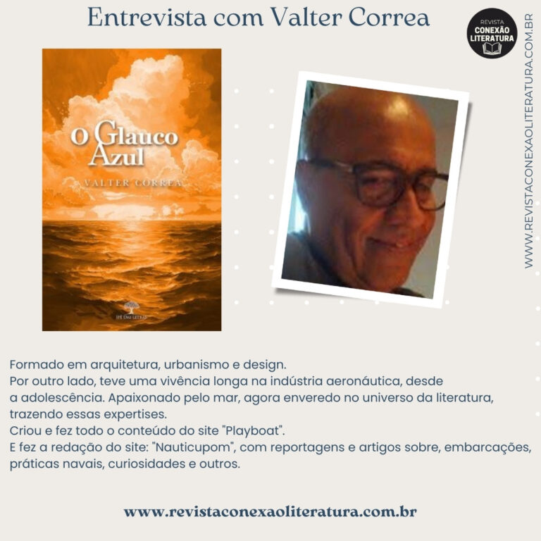 Entrevista com Valter Correa, autor do livro O Glauco Azul