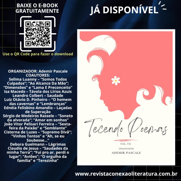 Já está disponível o e-book TECENDO POEMAS – VOL. VII, baixe já o seu