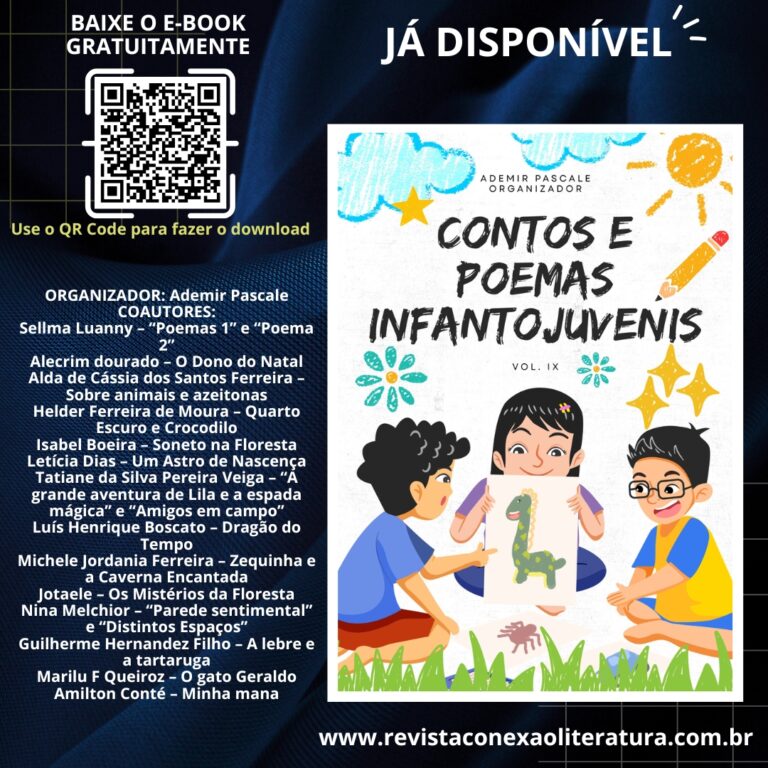 Já está disponível o e-book CONTOS E POEMAS INFANTOJUVENIS – VOL. IX, baixe já o seu