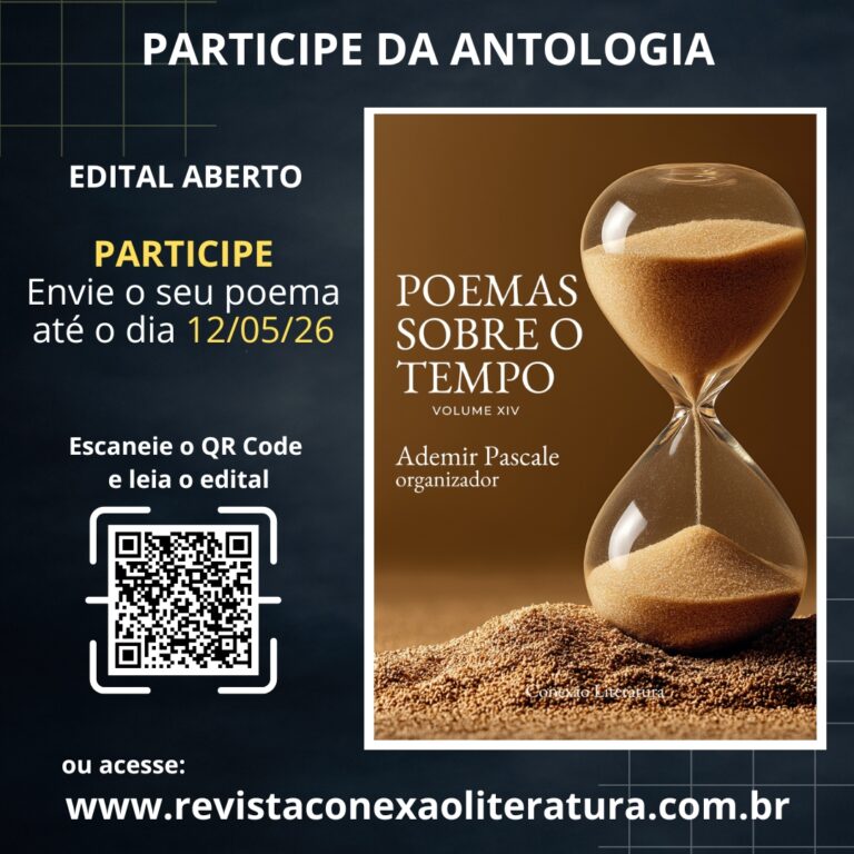 Participe da antologia (E-BOOK): POEMAS SOBRE O TEMPO – VOL. XIV – LEIA O EDITAL