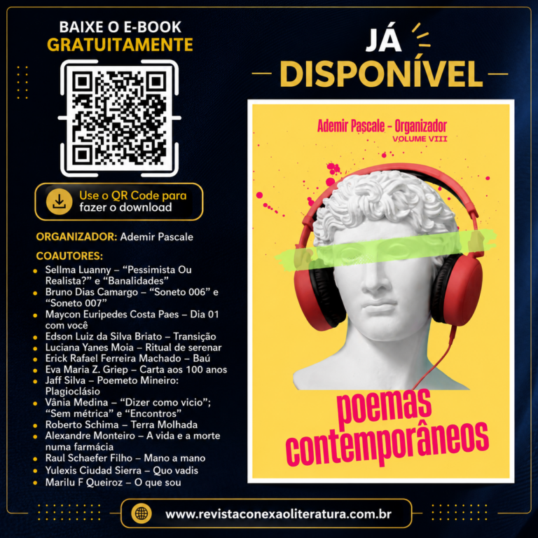 Já está disponível o e-book POEMAS CONTEMPORÂNEOS – VOL. VIII, baixe já o seu