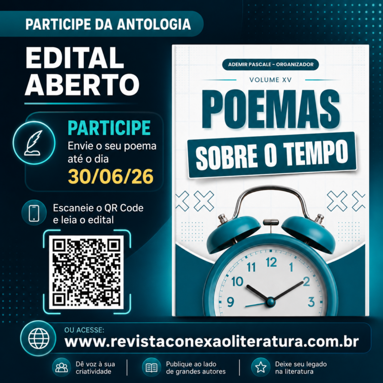 Participe da antologia (E-BOOK): POEMAS SOBRE O TEMPO – VOL. XV – LEIA O EDITAL