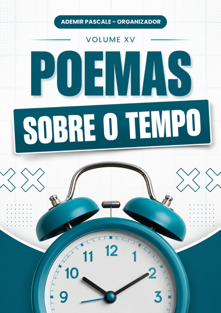 Confira a lista dos autores selecionados da antologia POEMAS SOBRE O TEMPO – VOL. XV