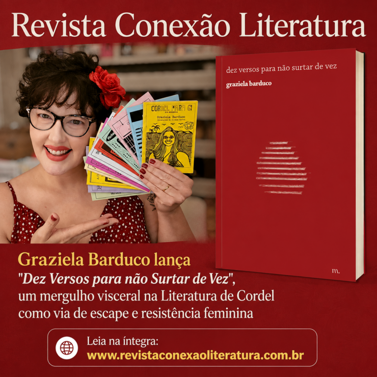 Graziela Barduco lança “Dez Versos para não Surtar de Vez”, um mergulho visceral na Literatura de Cordel como via de escape e resistência feminina