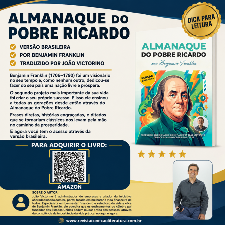 DICA PARA LEITURA: Almanaque do Pobre Ricardo, por Benjamin Franklin – Traduzido por João Victorino