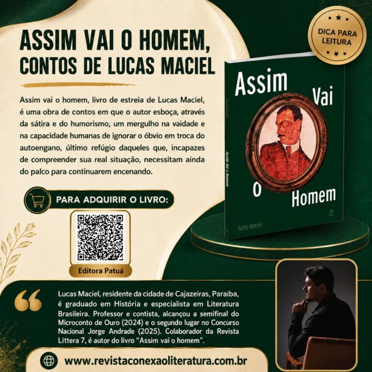 DICA PARA LEITURA: Assim vai o homem, contos de Lucas Maciel