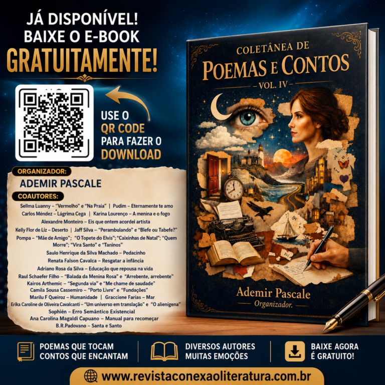 Já está disponível o e-book COLETÂNEA DE POEMAS E CONTOS – VOL. IV, baixe já o seu