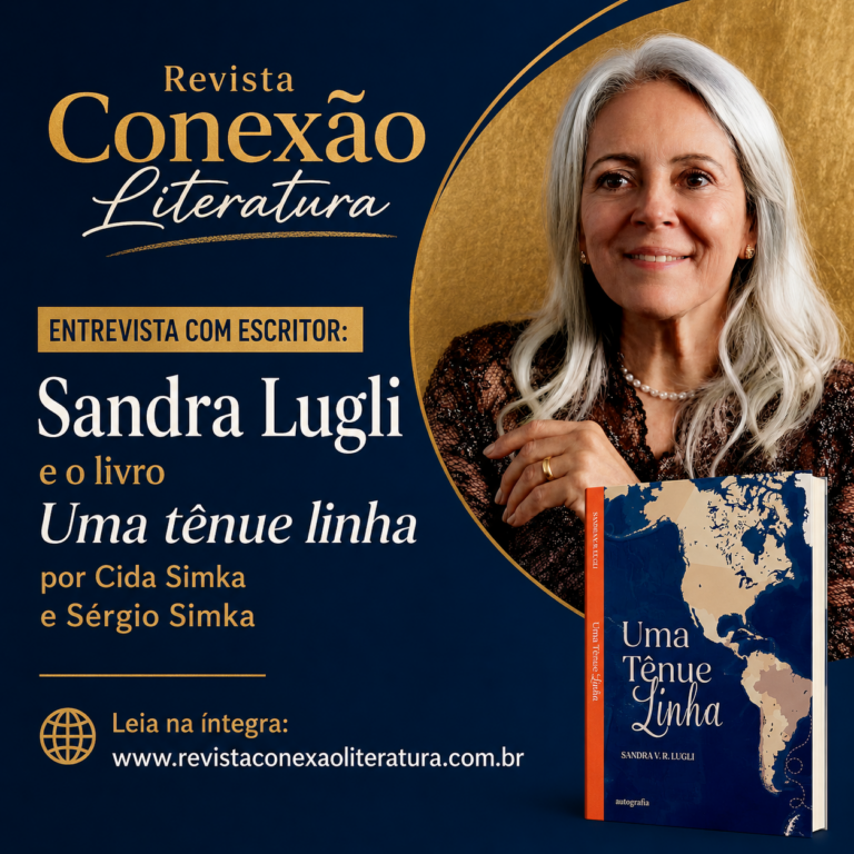 ENTREVISTA COM ESCRITOR: Sandra Lugli e o livro Uma tênue linha, por Cida Simka e Sérgio Simka