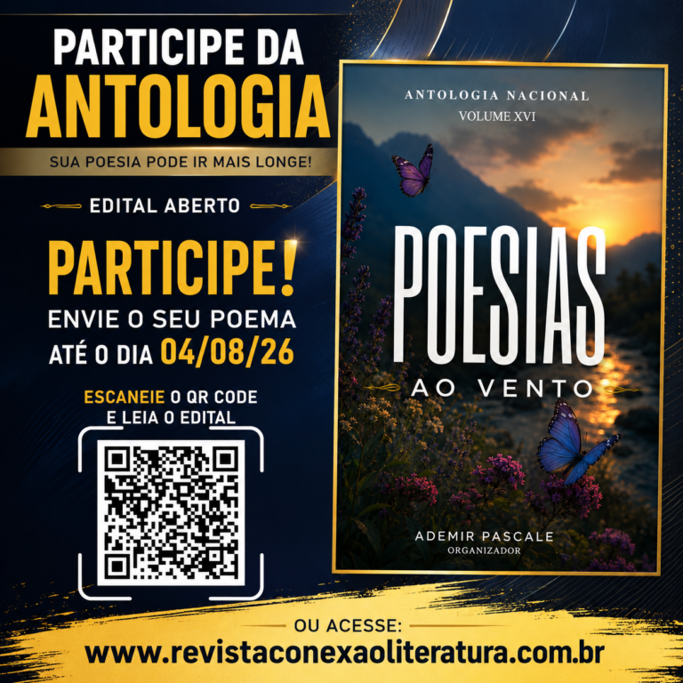 Participe da antologia (E-BOOK): POESIAS AO VENTO – VOL. XVI – LEIA O EDITAL