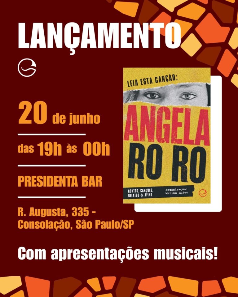 Angela Ro Ro inspira coletânea de contos e poemas lançada em São Paulo