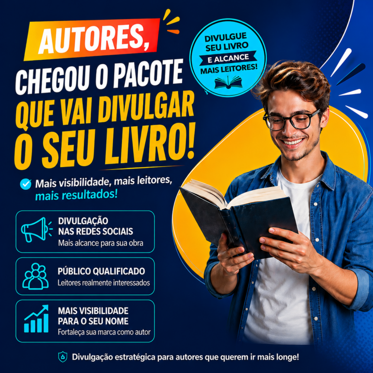 Pacote divulgação para escritores – Divulgue o seu livro