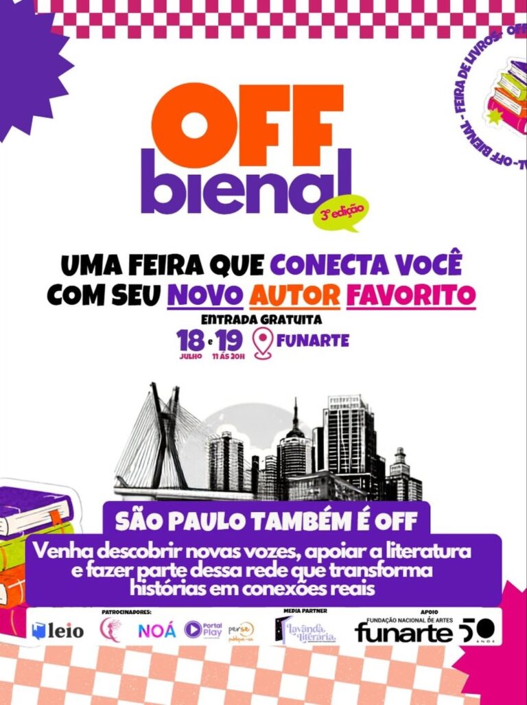 Evento literário “Off Bienal” desembarca em São Paulo