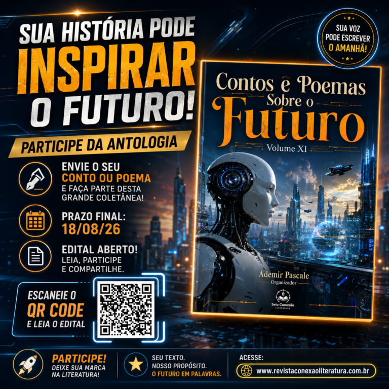 Participe da antologia (E-BOOK): CONTOS E POEMAS SOBRE O FUTURO – VOL. XI – LEIA O EDITAL