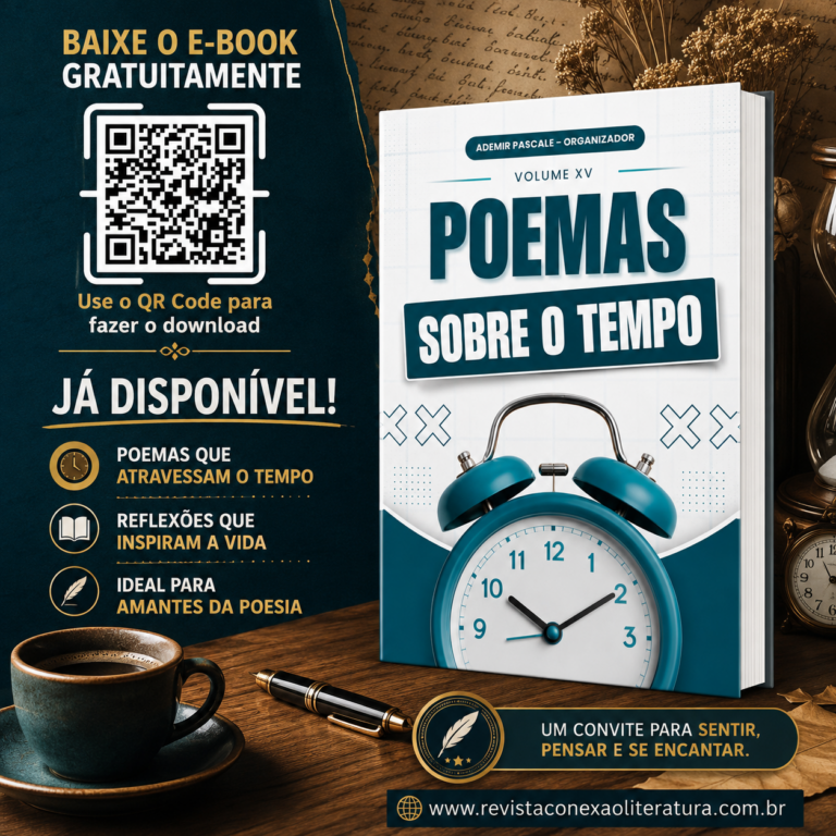 Já está disponível o e-book POEMAS SOBRE O TEMPO – VOL. XV, baixe já o seu