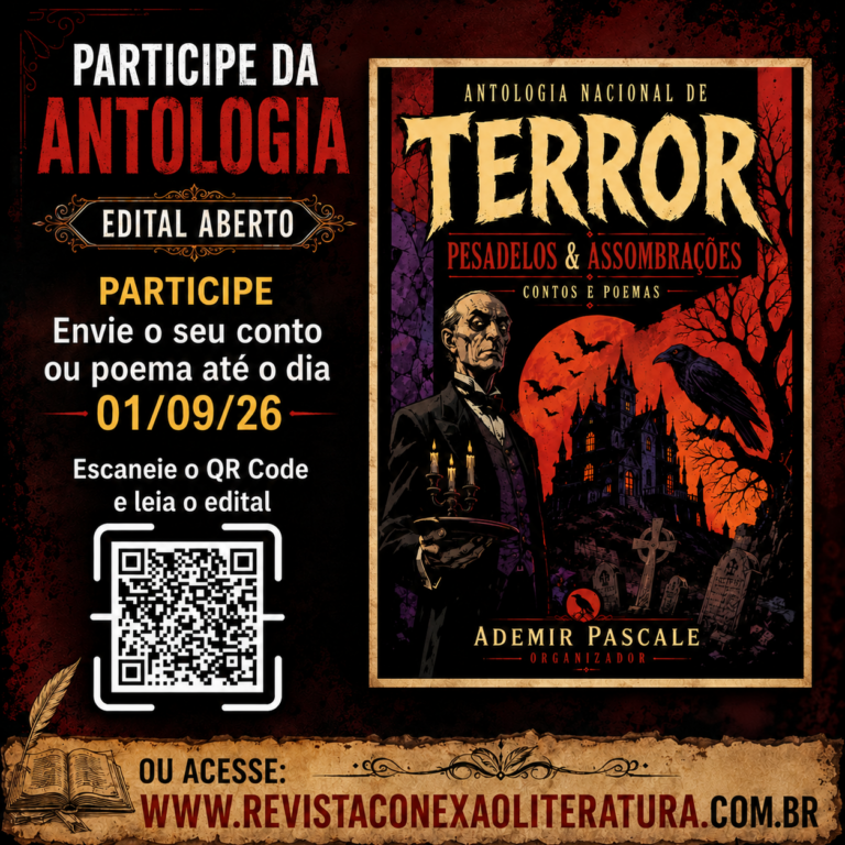 Participe da antologia (E-BOOK): TERROR – PESADELOS & ASSOMBRAÇÕES – CONTOS E POEMAS – LEIA O EDITAL