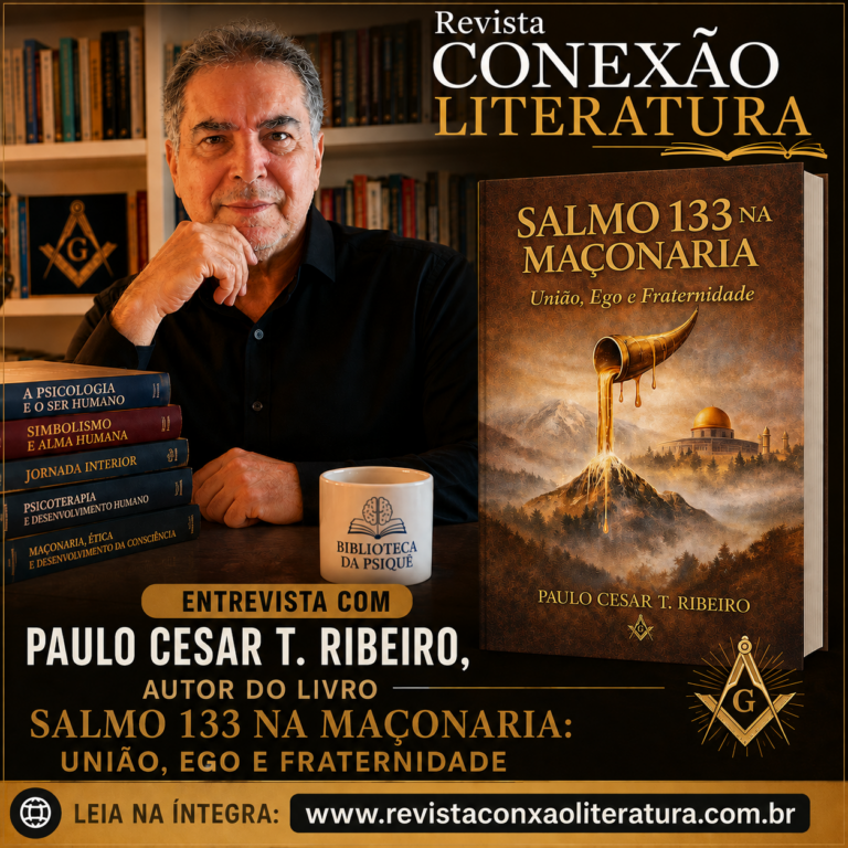 Entrevista com Paulo Cesar T. Ribeiro, autor do livro Salmo 133 na Maçonaria: União, Ego e Fraternidade