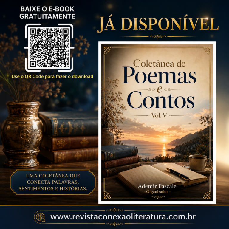Já está disponível o e-book COLETÂNEA DE POEMAS E CONTOS – VOL. V, baixe já o seu